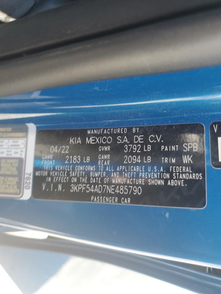 2022 KIA FORTE