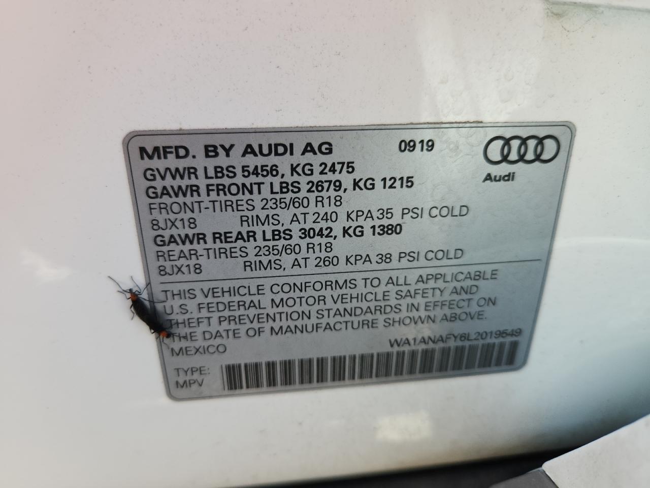 2020 AUDI Q5