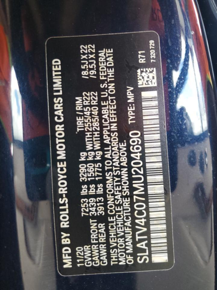 2021 ROLLS-ROYCE Cullinan