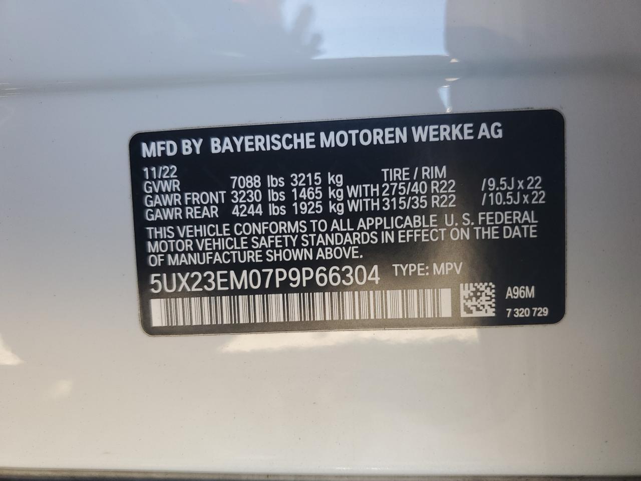 2023 BMW X7