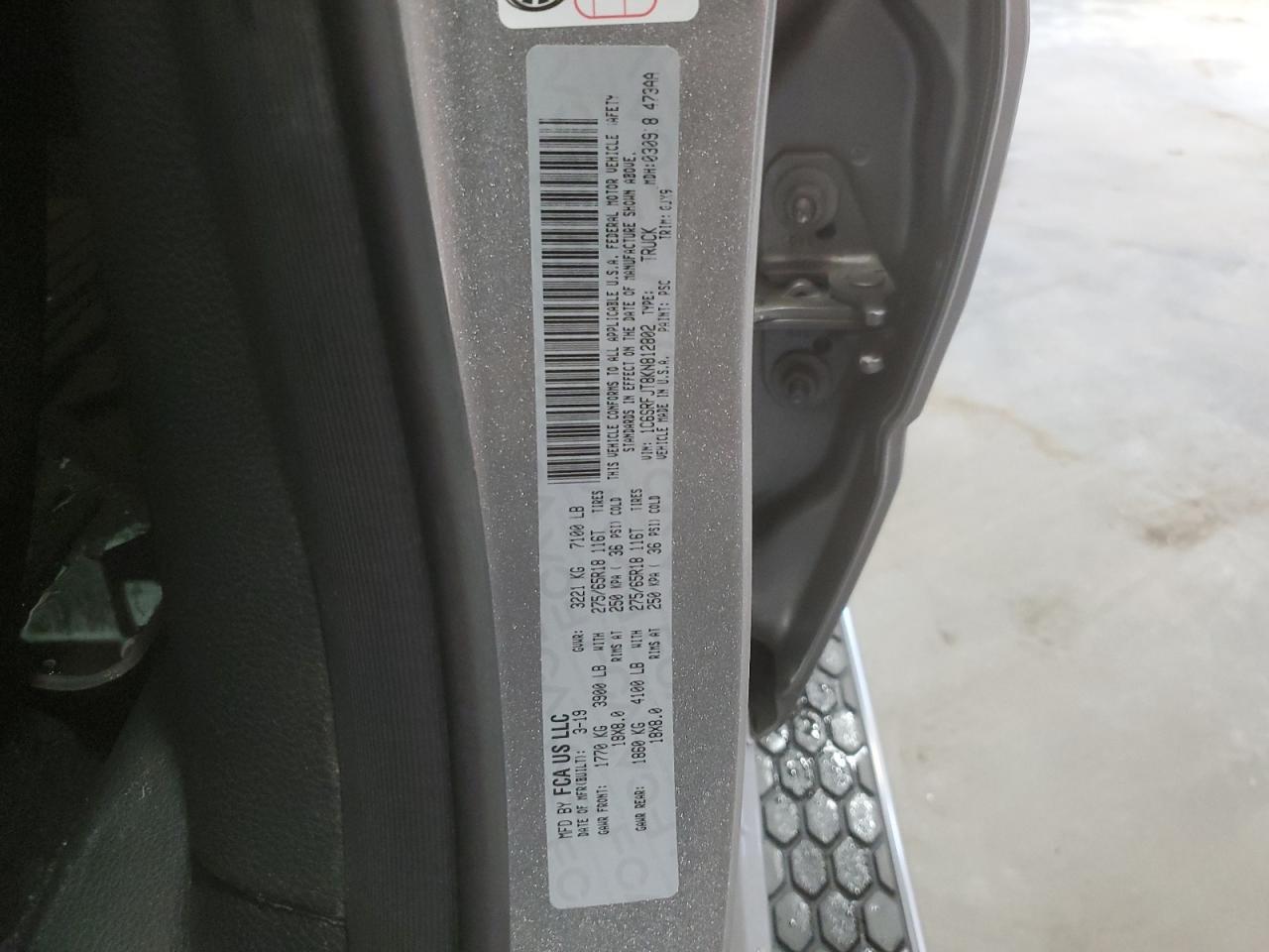 2019 RAM 1500