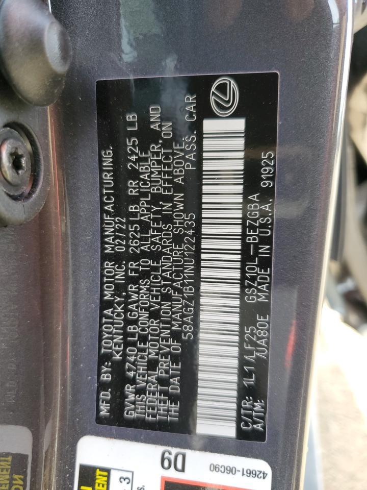 2022 LEXUS ES 350