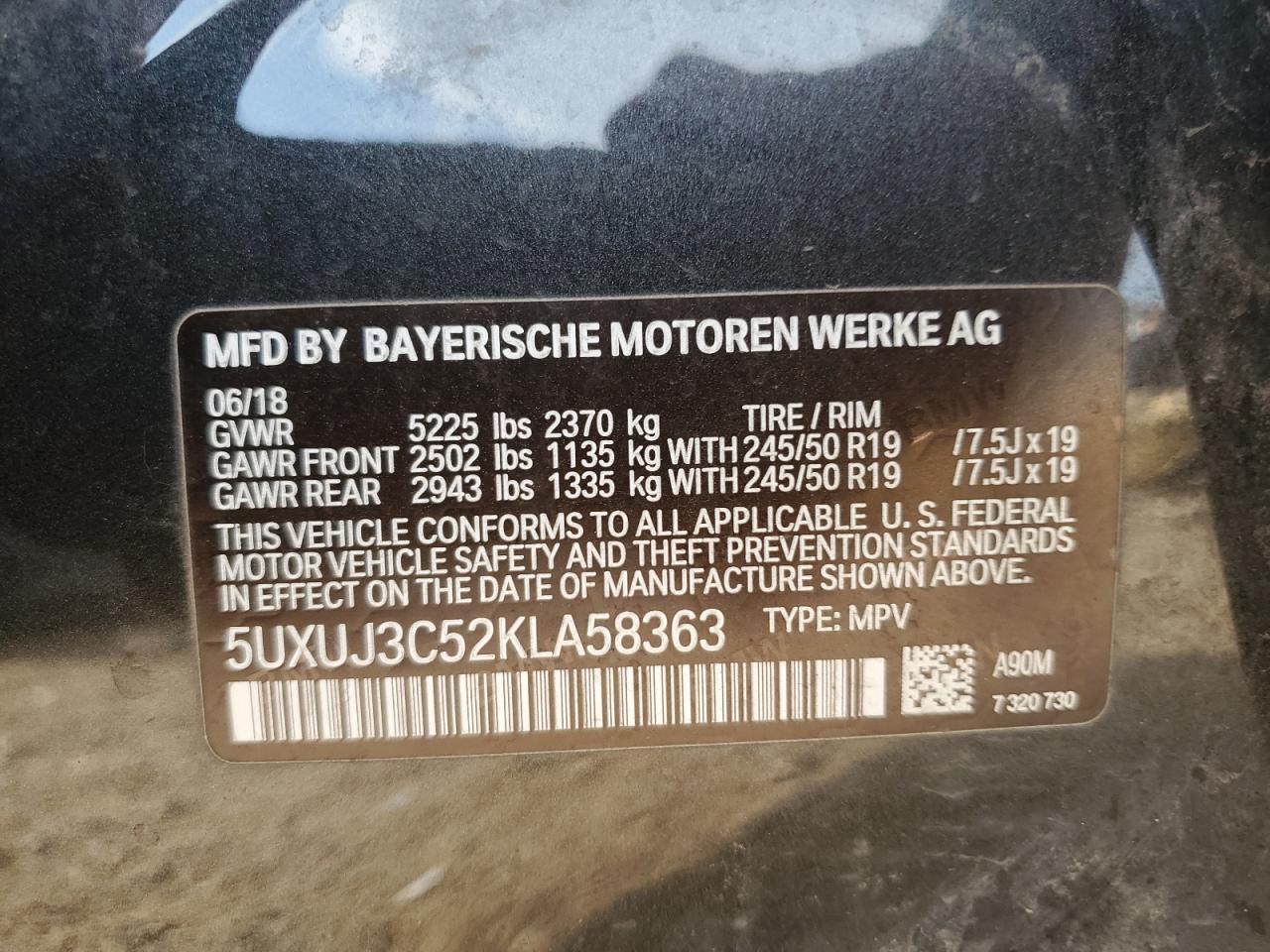 2019 BMW X4