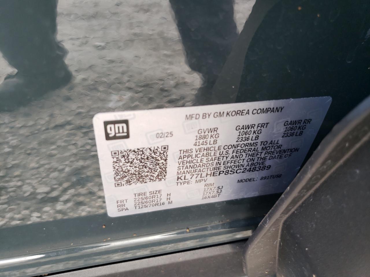 2025 CHEVROLET TRAX