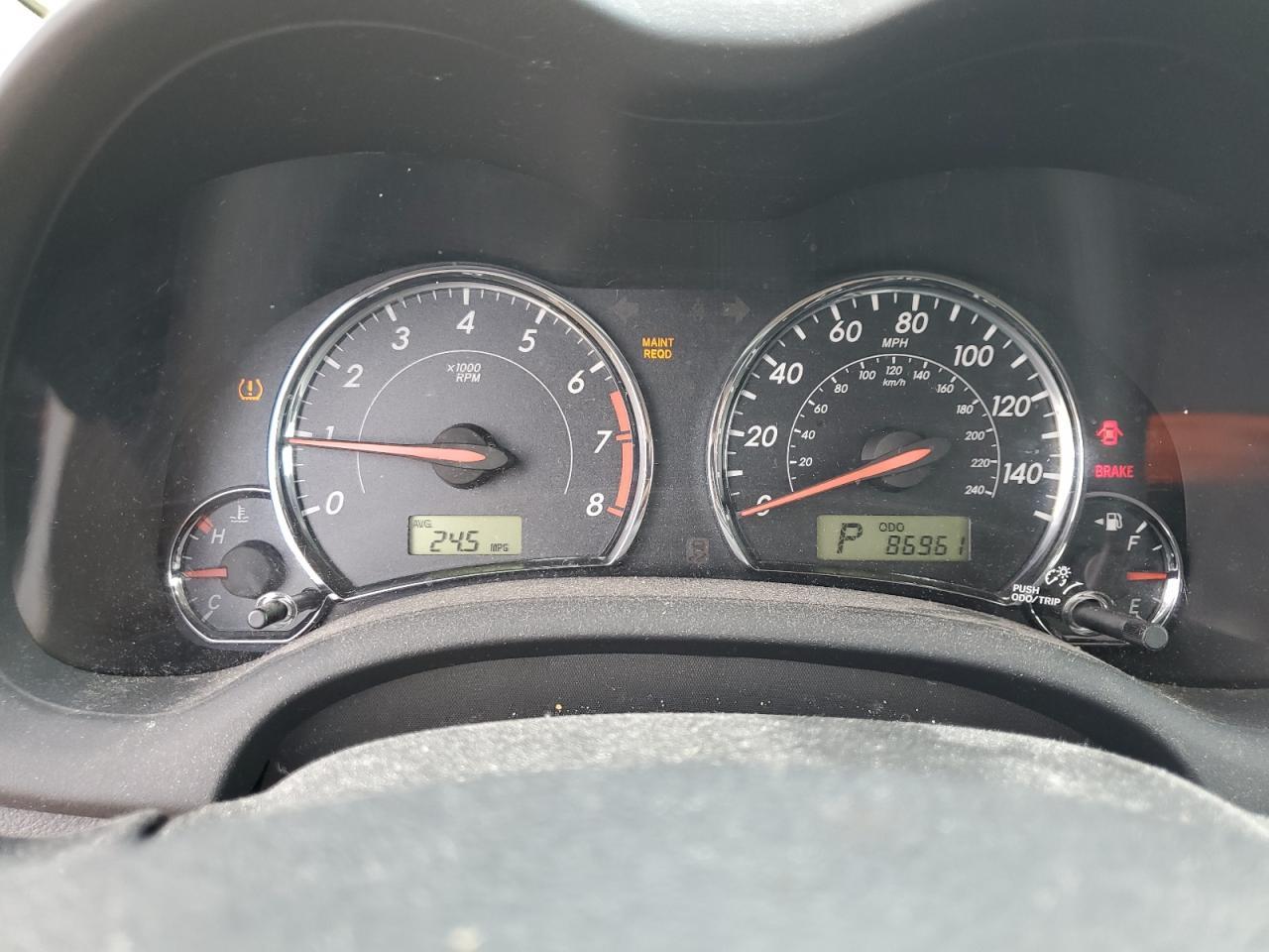 2012 TOYOTA COROLLA