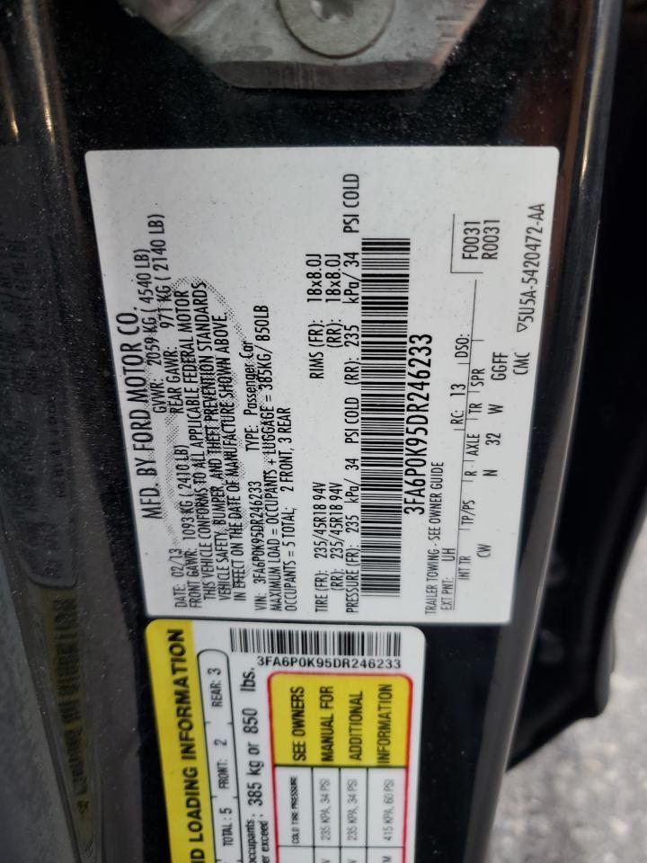 2013 FORD FUSION