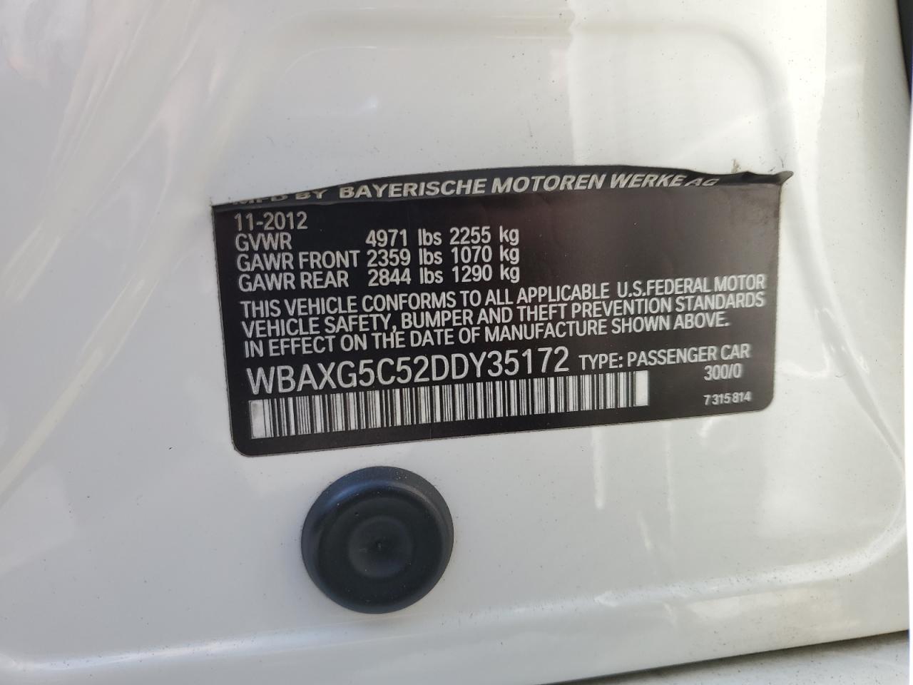 2013 BMW 5 series