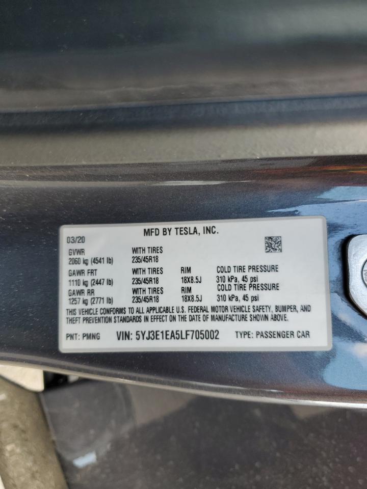 2020 TESLA MODEL 3