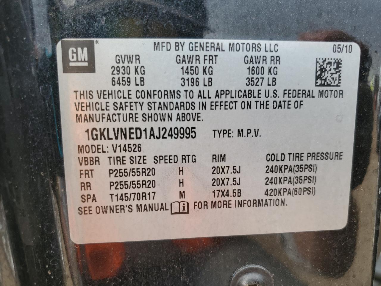2010 GMC ACADIA