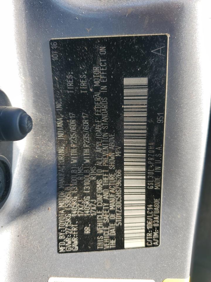 2016 TOYOTA SIENNA