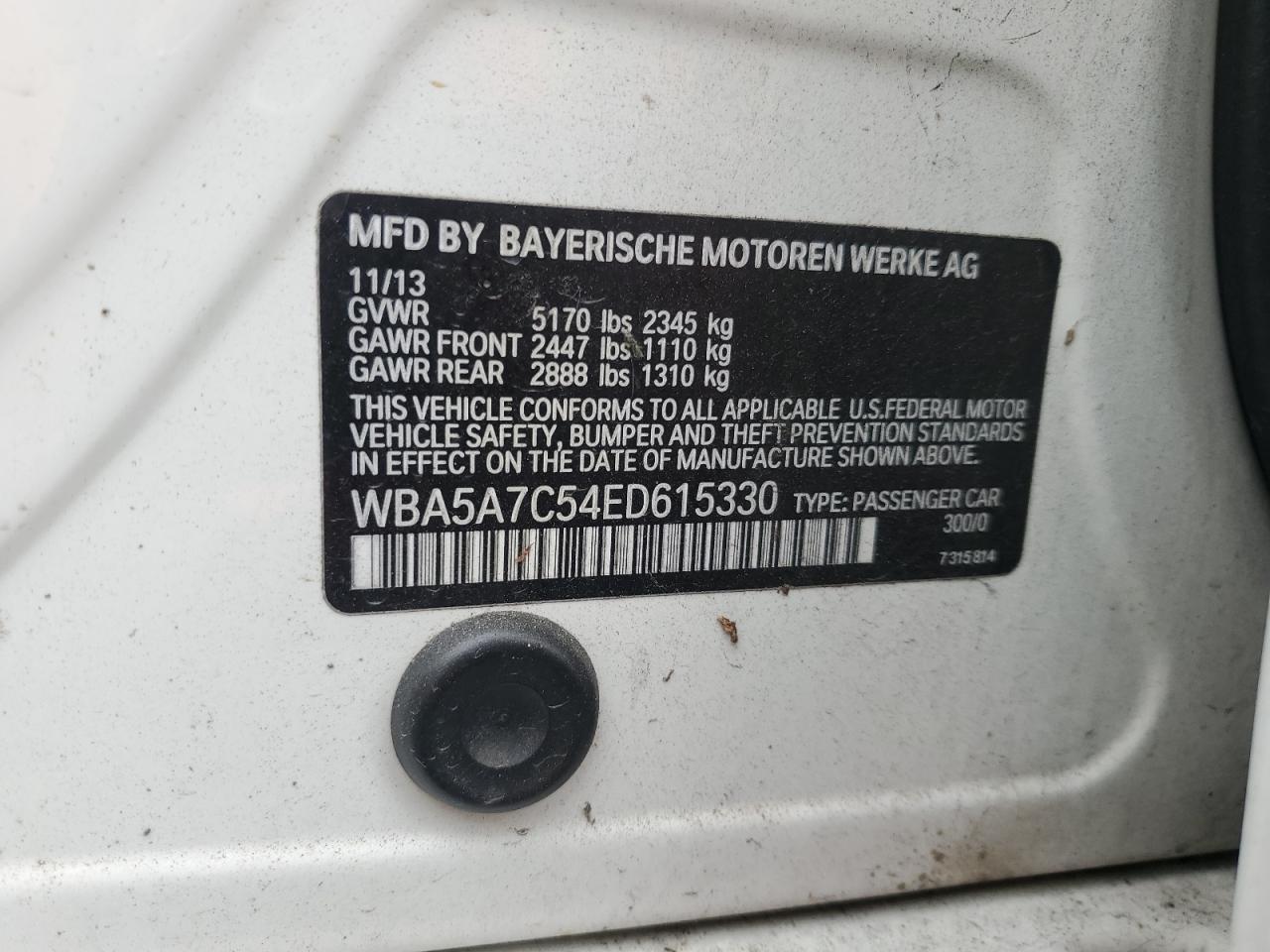 2014 BMW 5 series