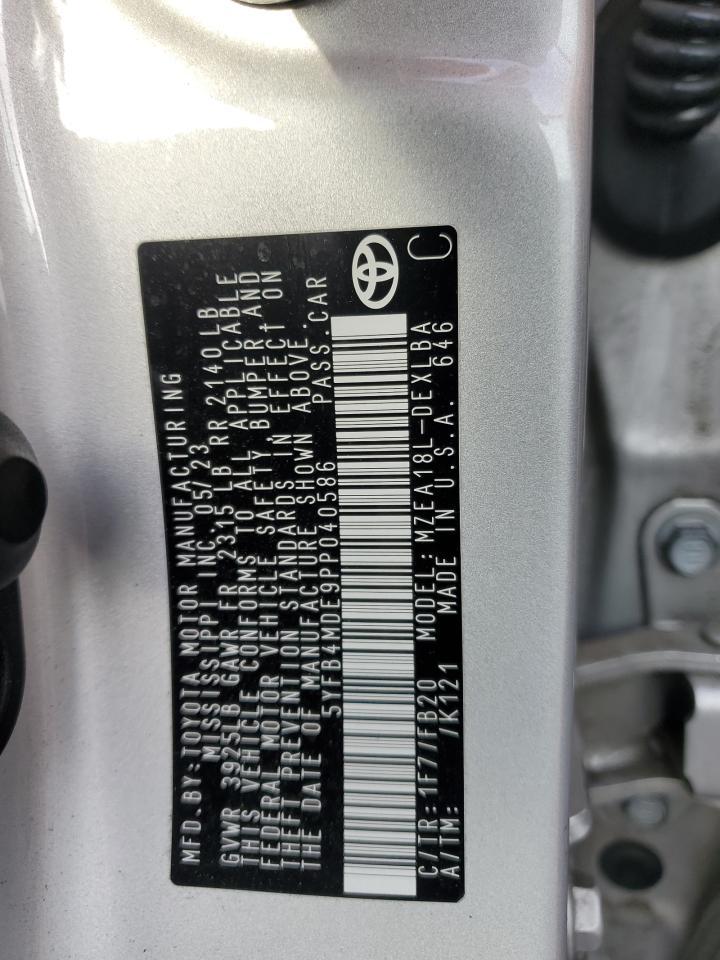 2023 TOYOTA COROLLA