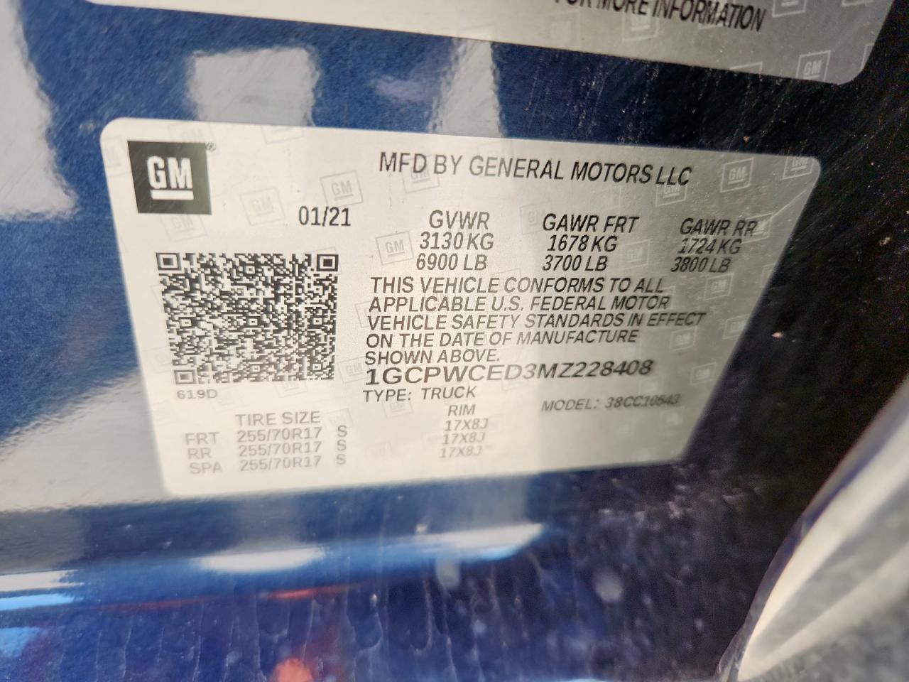2021 CHEVROLET Silverado