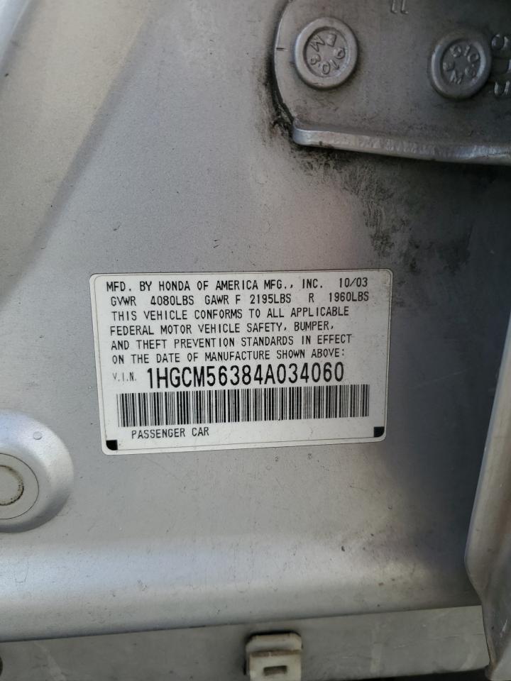 2004 HONDA ACCORD