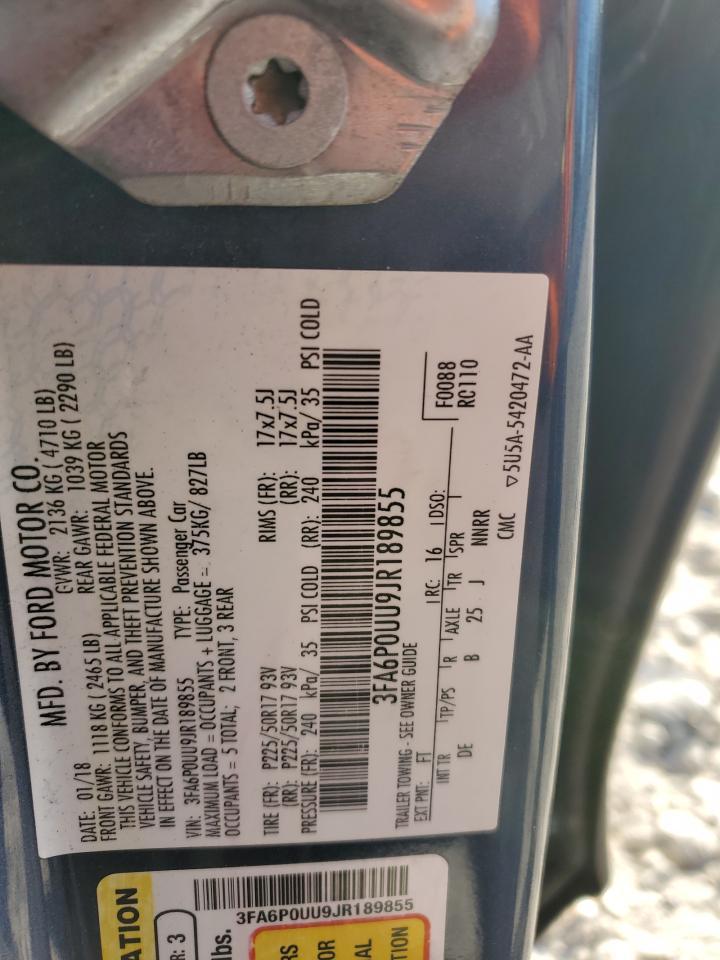 2018 FORD FUSION