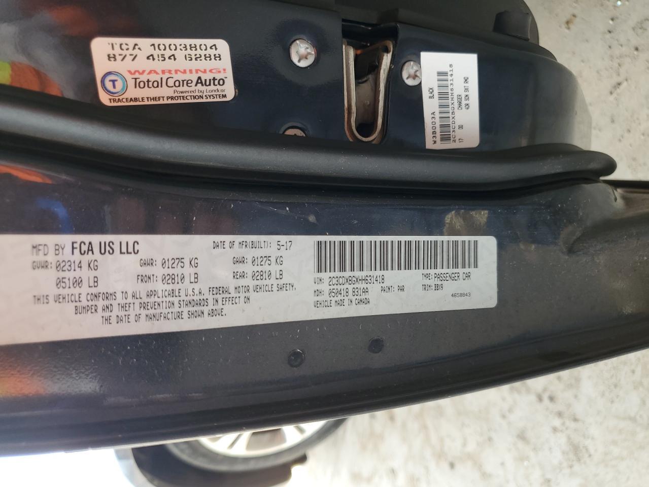 2017 DODGE CHARGER