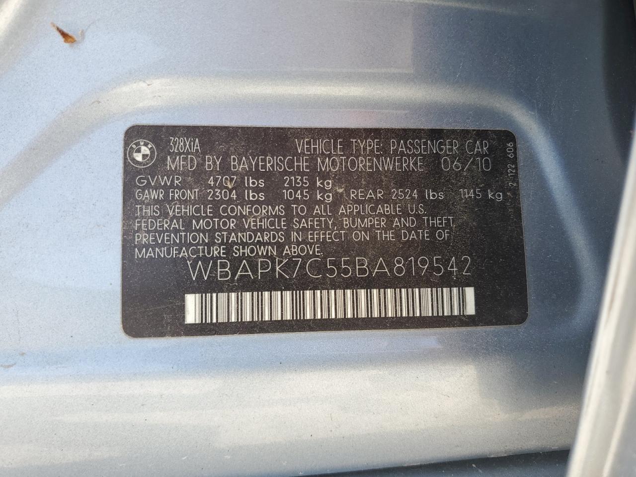2011 BMW 3 SERIES