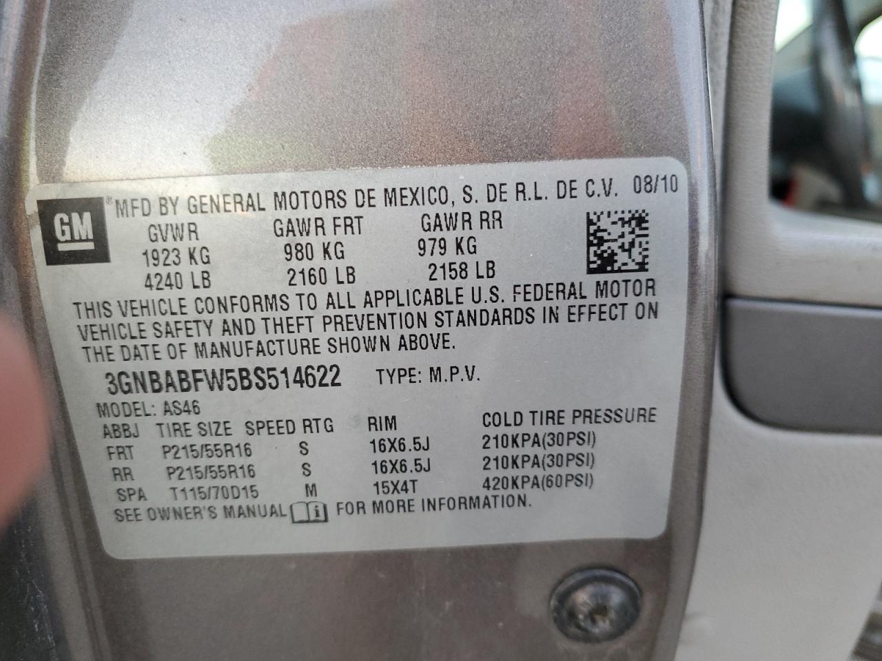 2011 CHEVROLET HHR