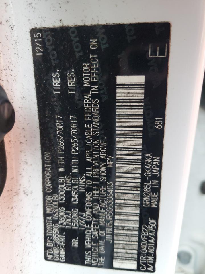 2016 TOYOTA 4Runner