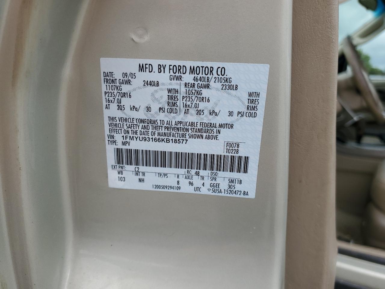 2006 FORD ESCAPE