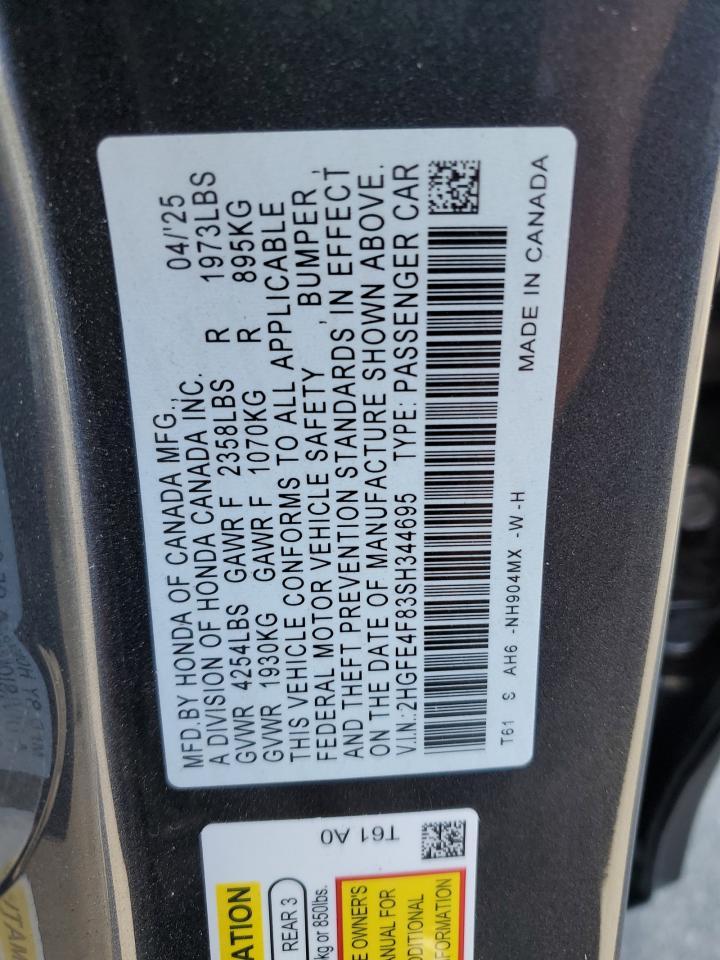 2025 HONDA CIVIC