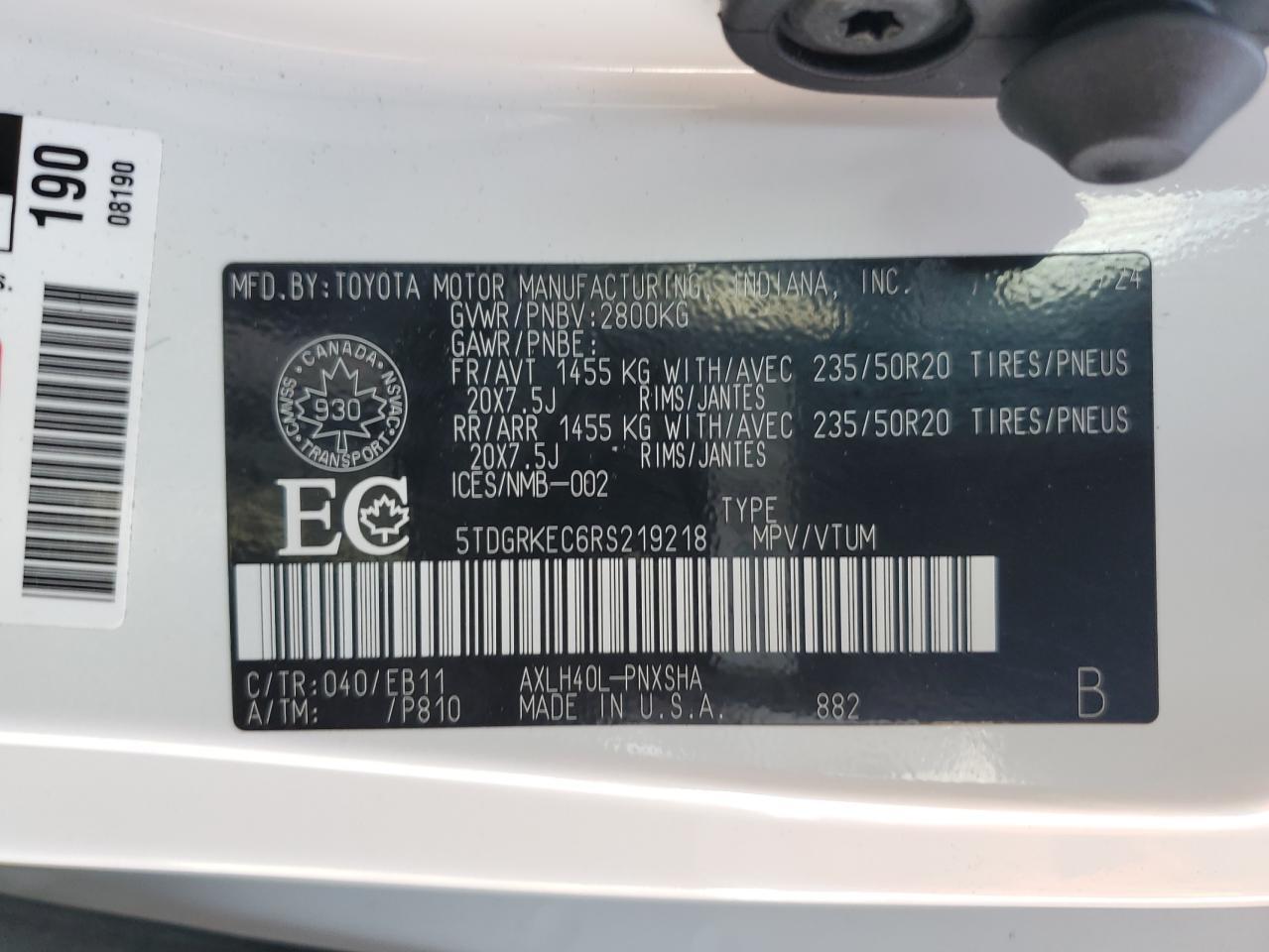 2024 TOYOTA SIENNA