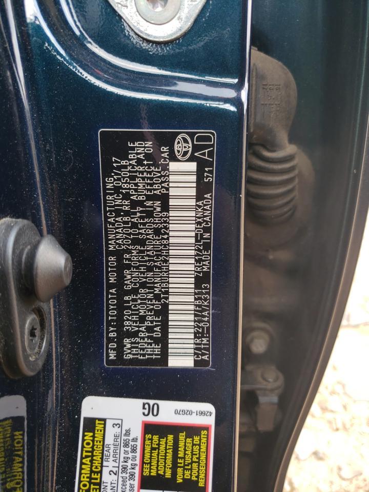 2017 TOYOTA COROLLA
