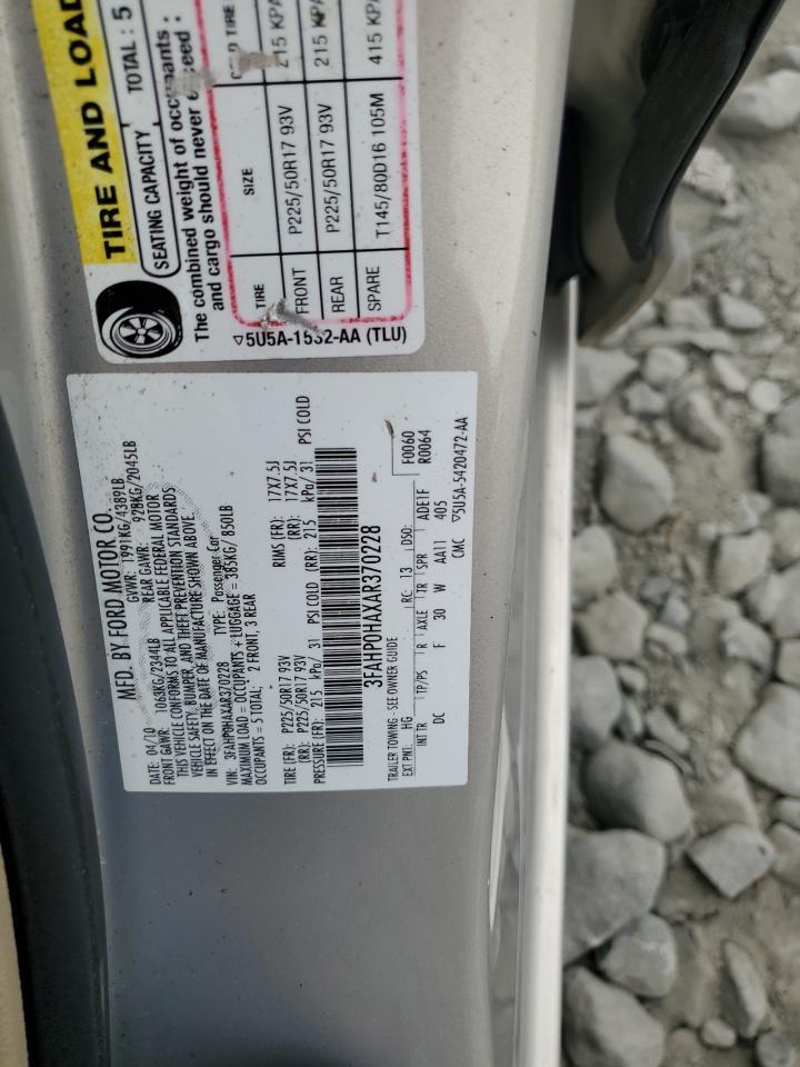 2010 FORD FUSION