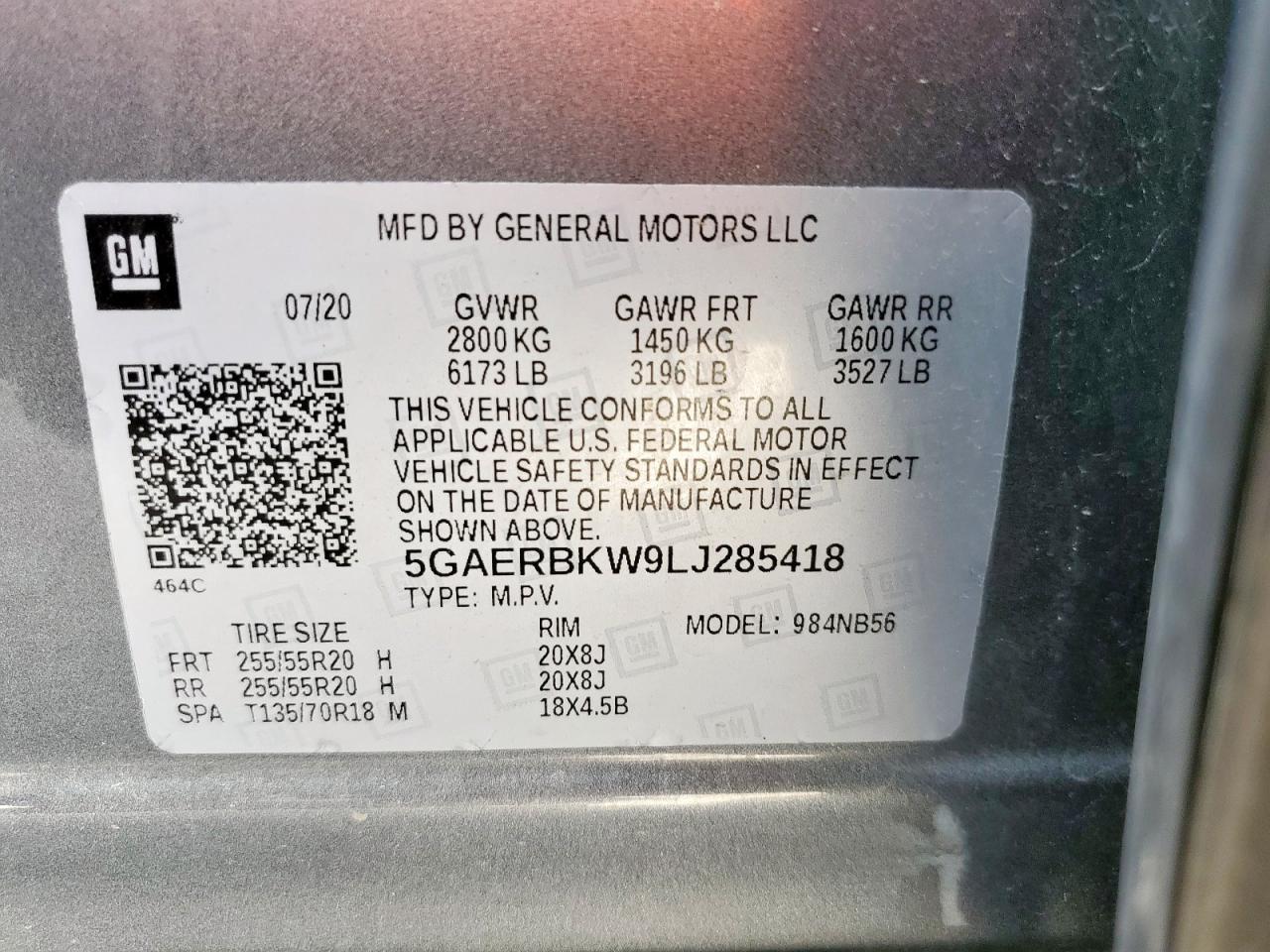 2020 BUICK ENCLAVE