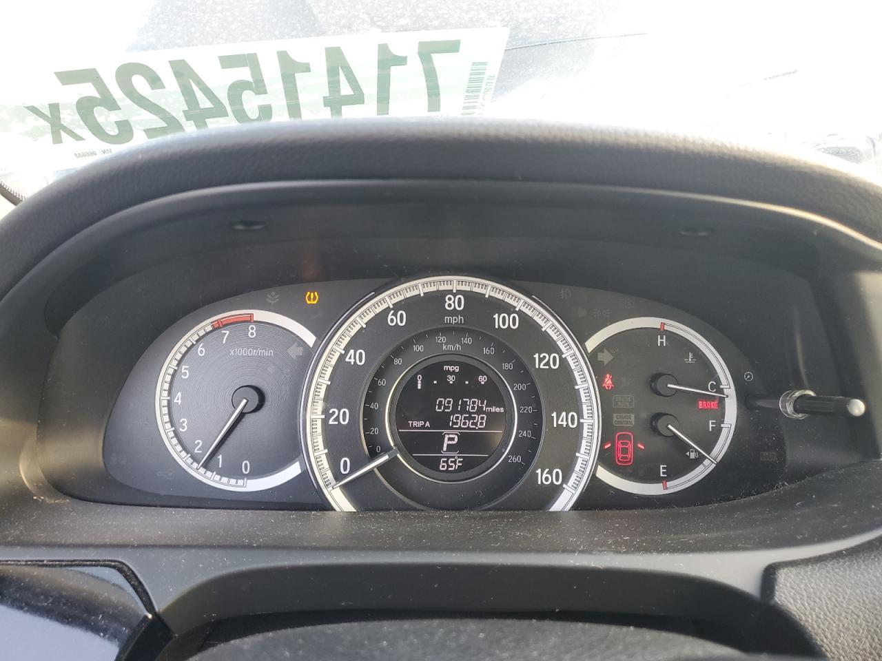 2016 HONDA ACCORD
