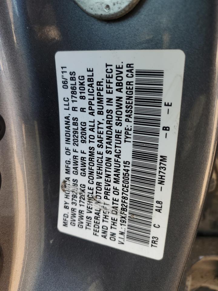 2012 HONDA CIVIC