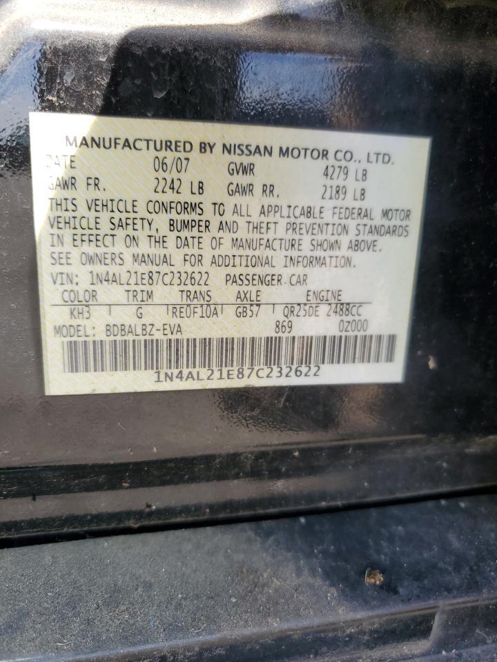 2007 NISSAN ALTIMA