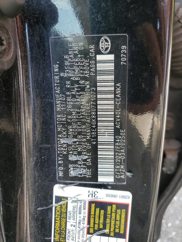 2008 TOYOTA CAMRY