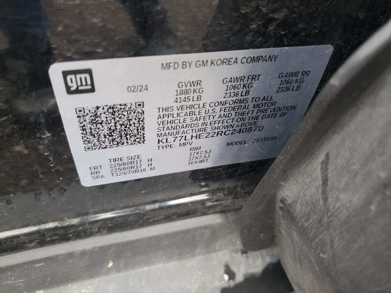 2024 CHEVROLET TRAX