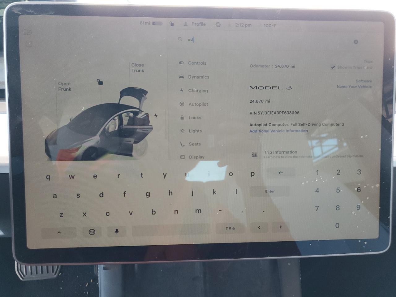 2023 TESLA MODEL 3