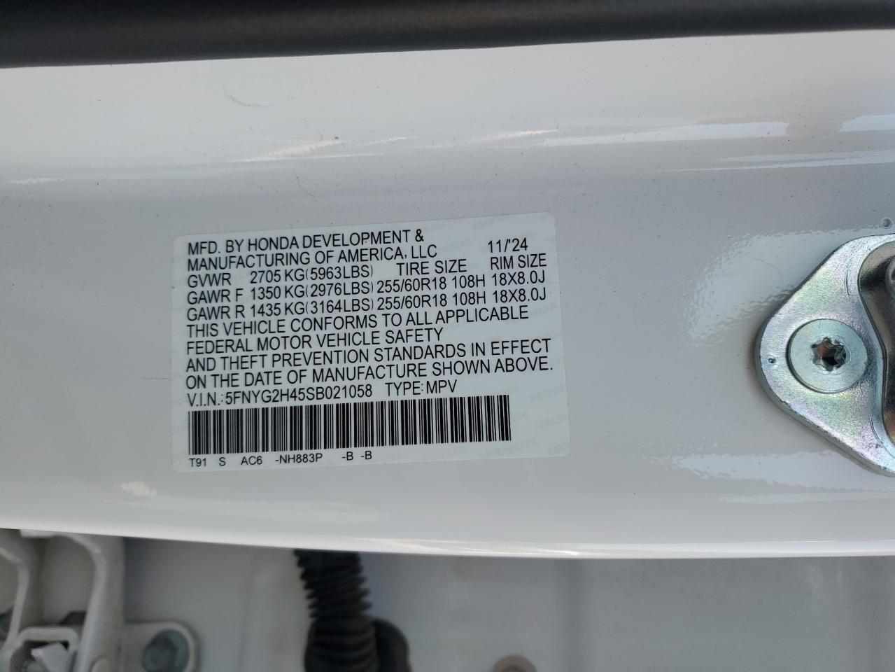 2025 HONDA PILOT
