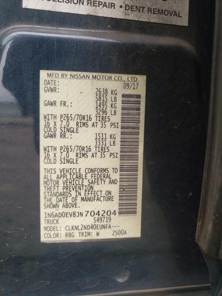 2018 NISSAN Frontier