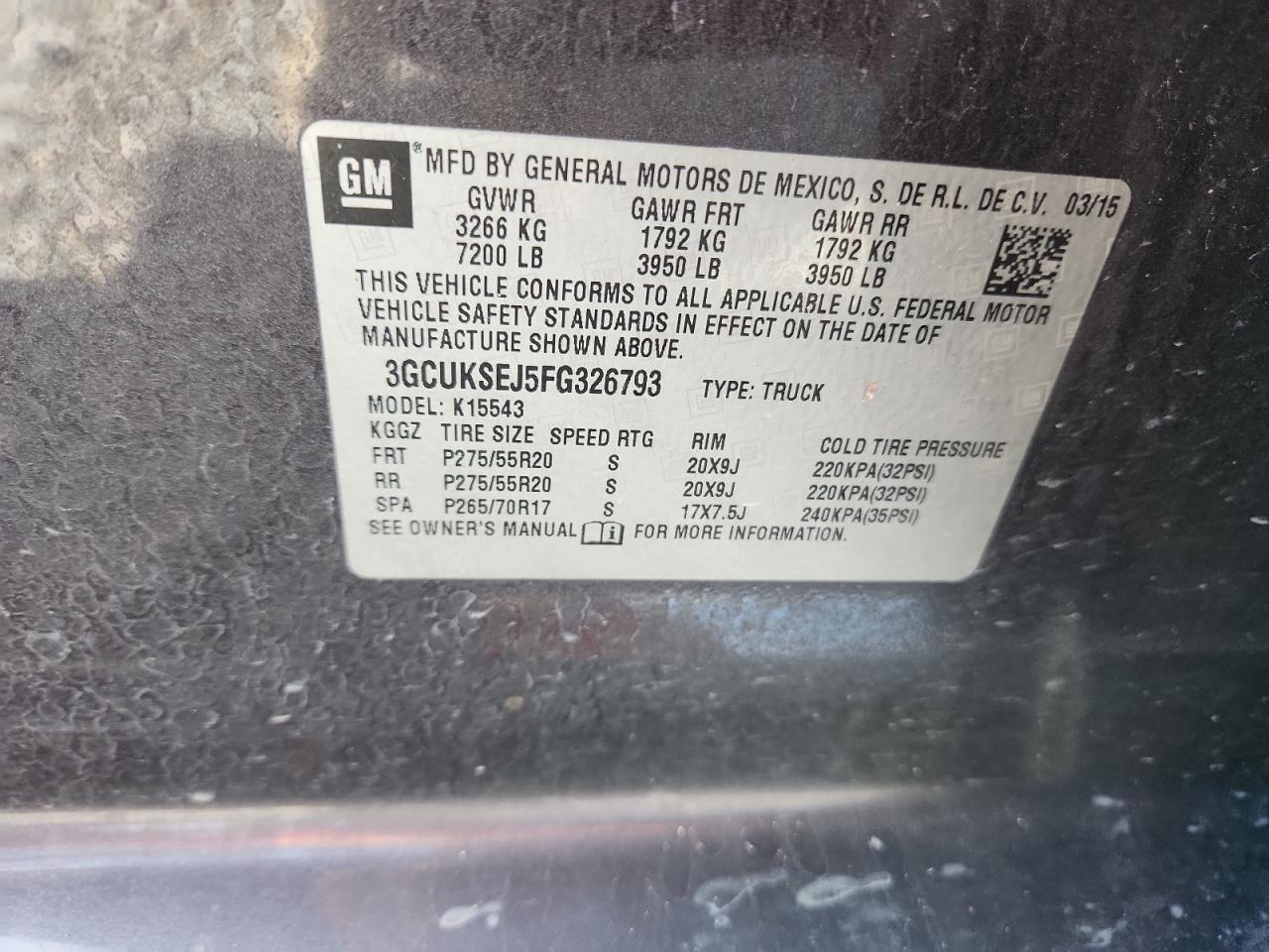 2015 CHEVROLET Silverado