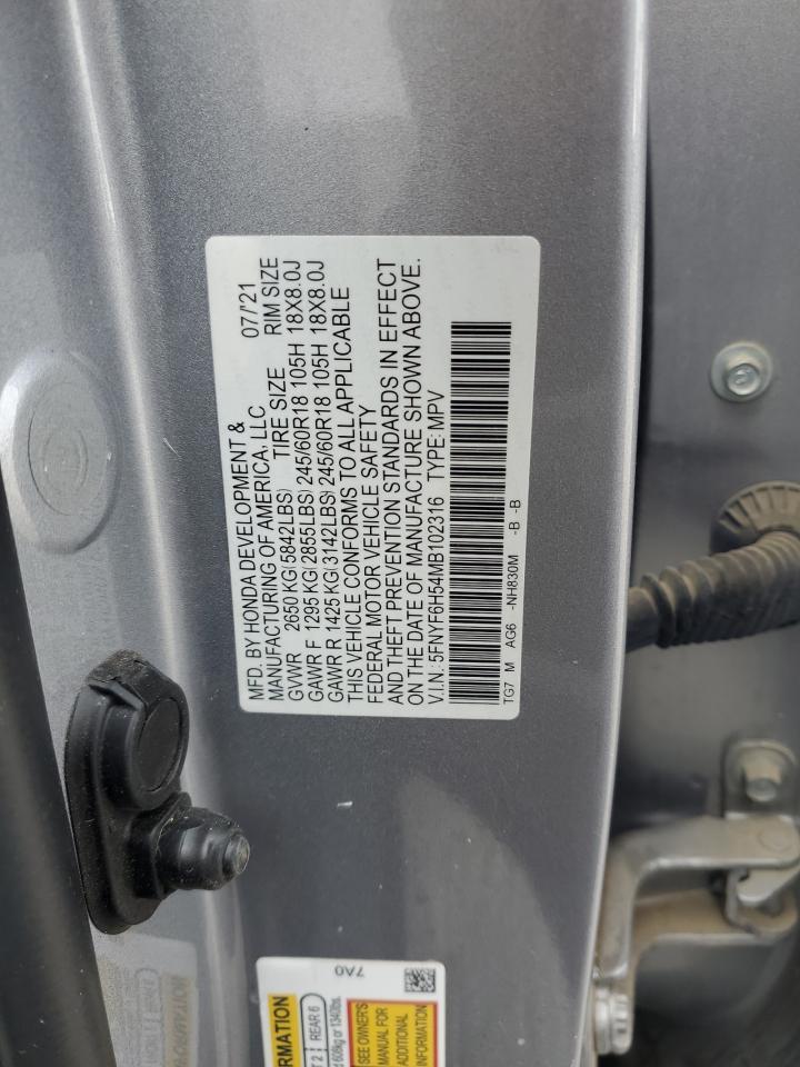 2021 HONDA PILOT