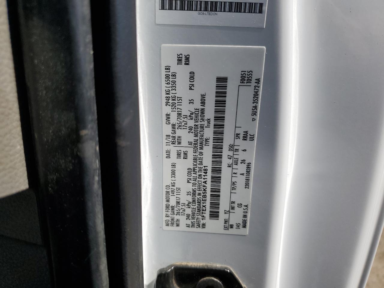 2019 FORD F-150