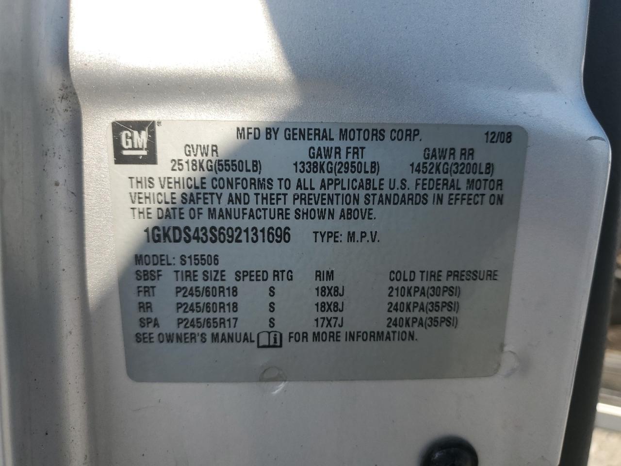 2009 GMC Envoy