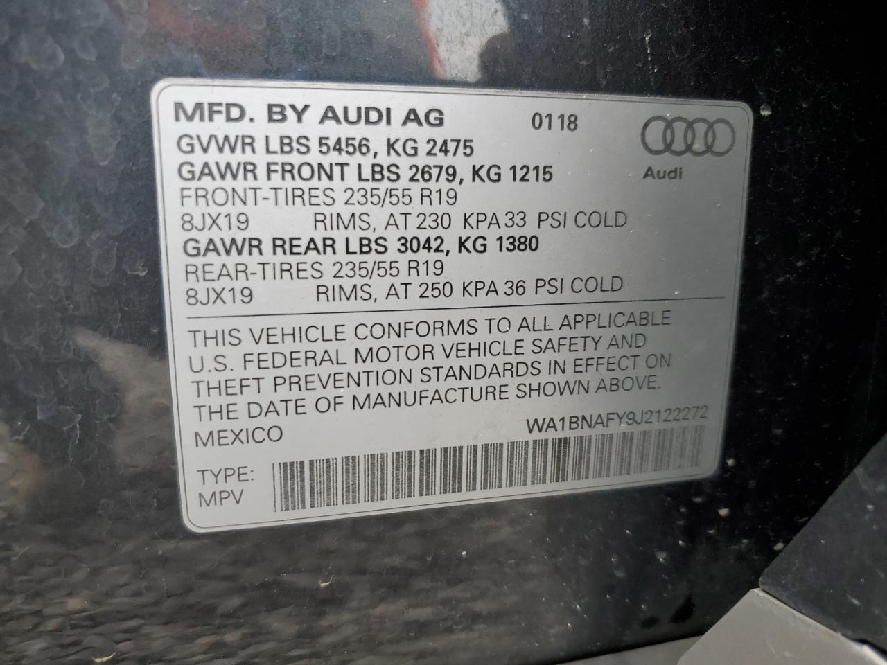 2018 AUDI Q5