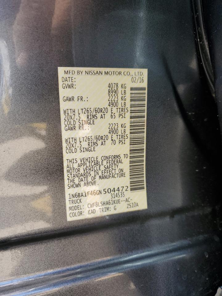 2016 NISSAN Titan