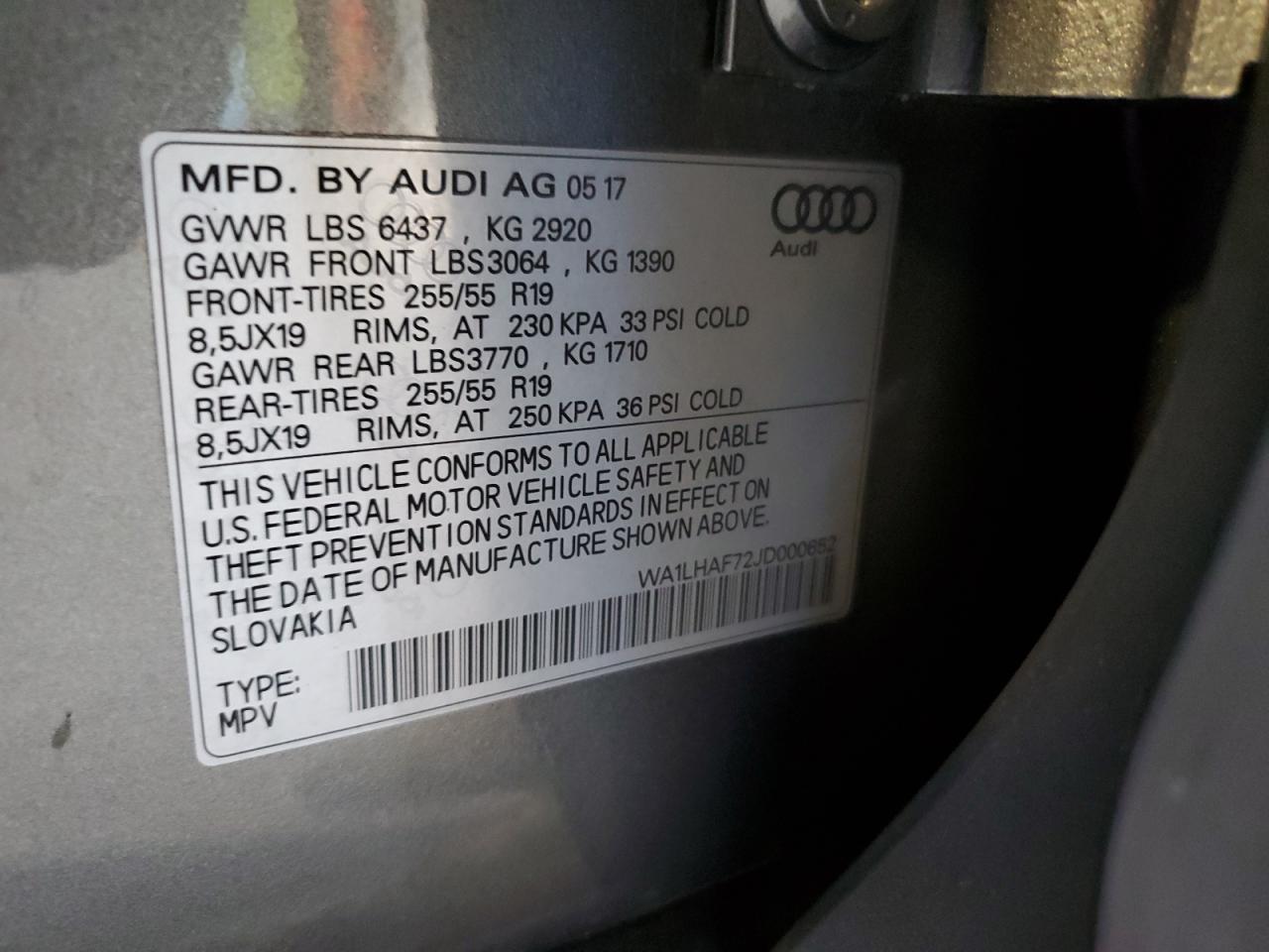 2018 AUDI Q7