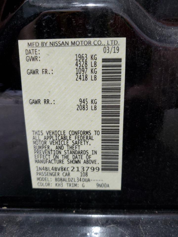 2019 NISSAN ALTIMA
