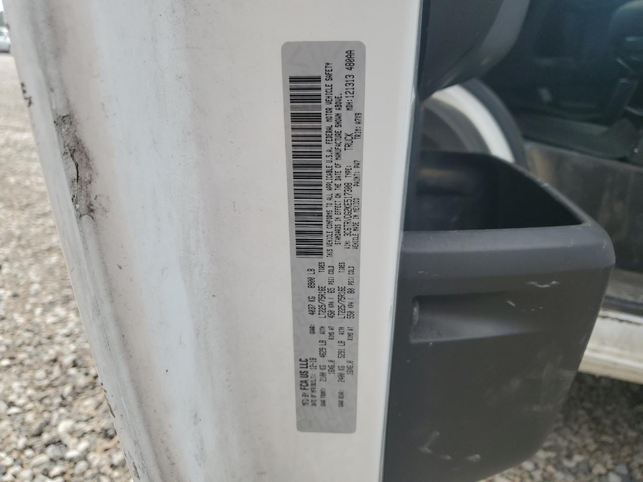 2019 RAM ProMaster 2500