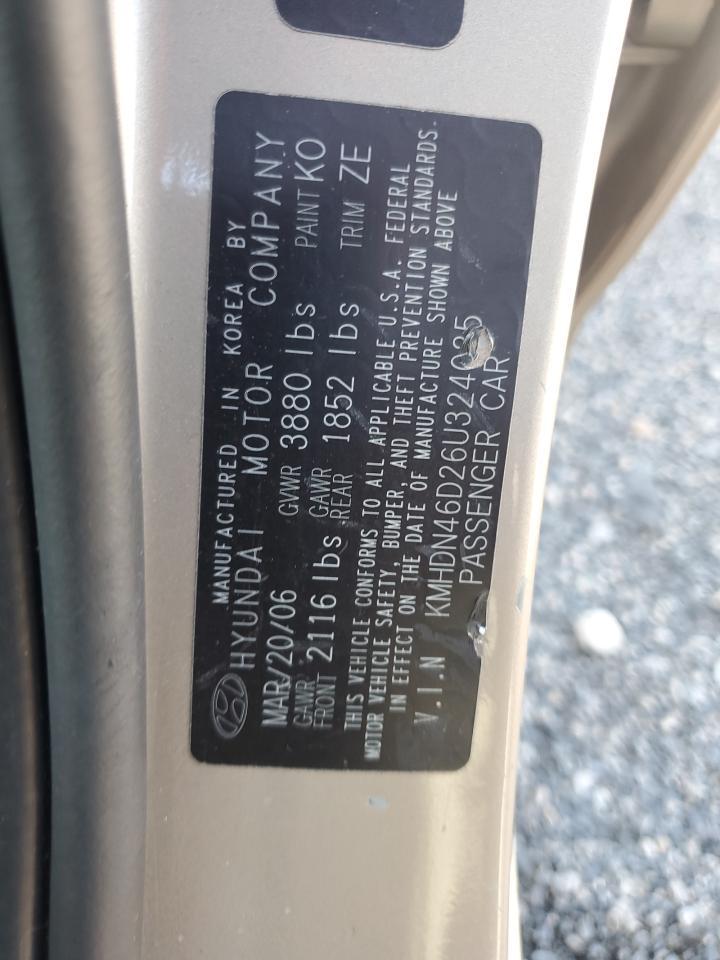 2006 HYUNDAI ELANTRA