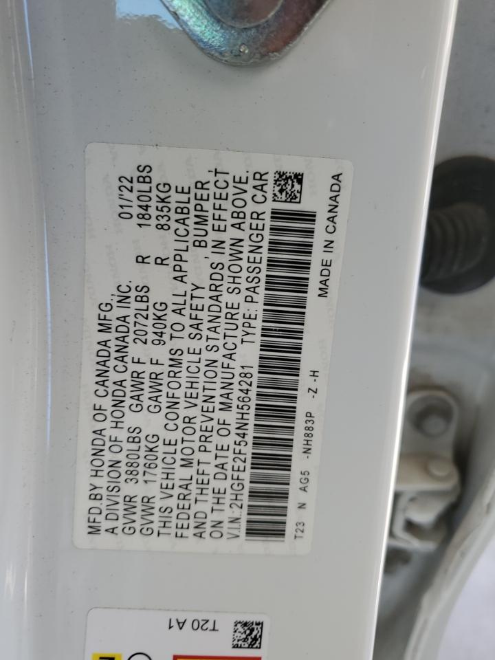 2022 HONDA CIVIC