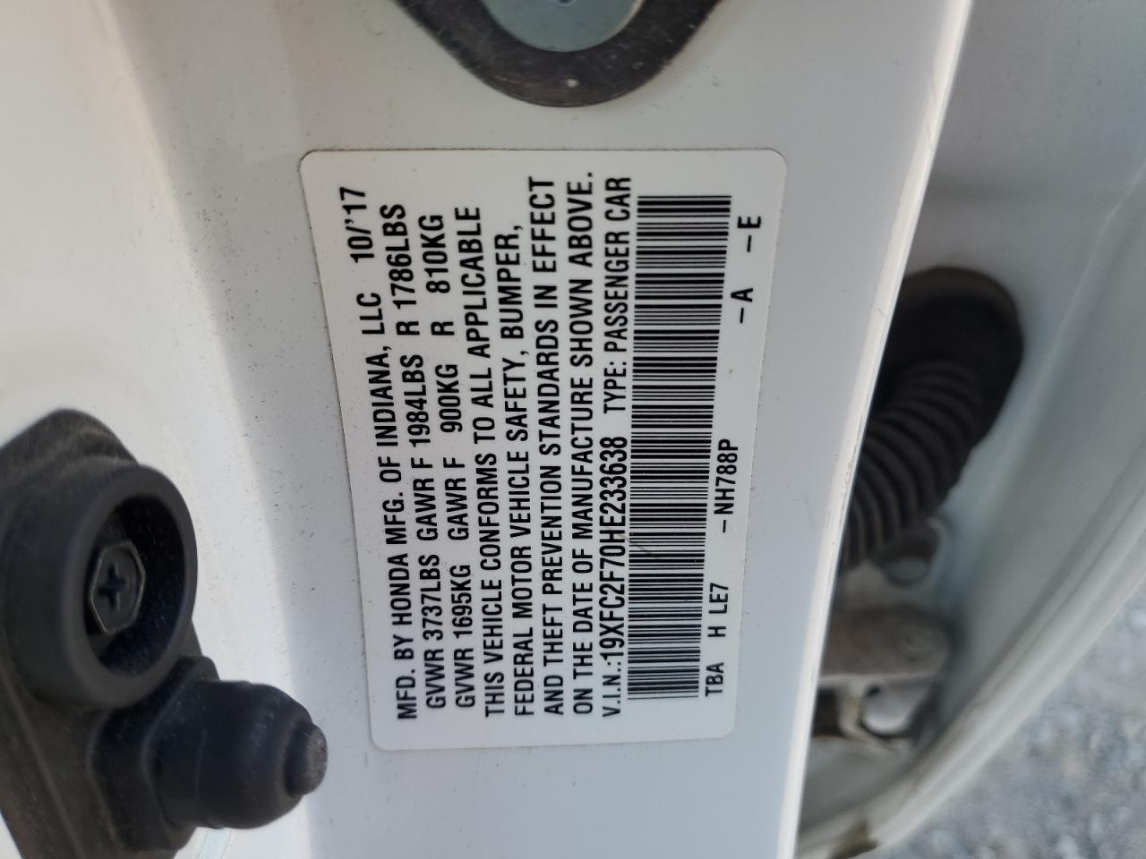 2017 HONDA CIVIC
