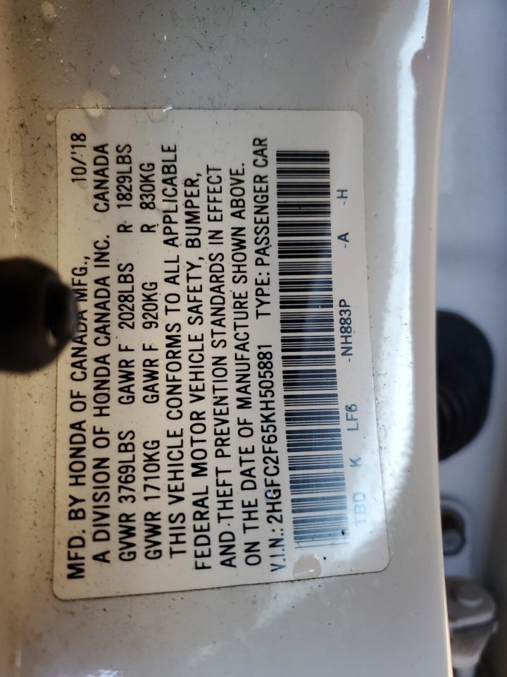 2019 HONDA CIVIC